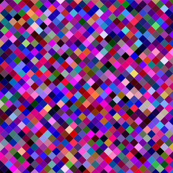 Multicolored square pattern background vector