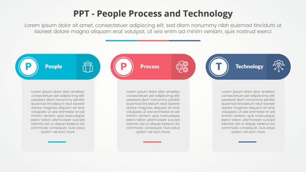 ppt framework infographic concept for slide vector image