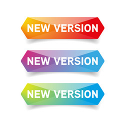 Modern Button Set - New Version vector image