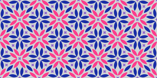 abstract geometric seamless pattern elegant color vector image