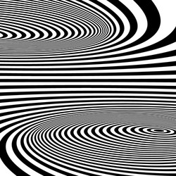 abstract swirl background pattern with optical vector image