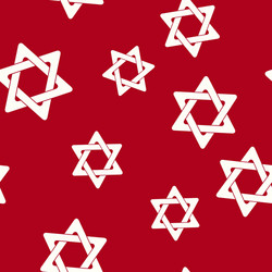 Seamless pattern with star of david vector