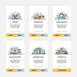 set of ready to use screen envelopes for mobile vector image