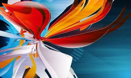 Dynamic Abstract Background vector image