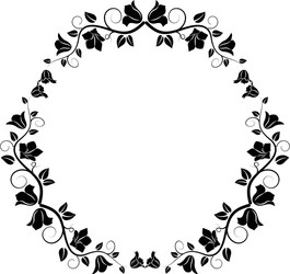 Decorative Round Frame Royalty Free Vector Image