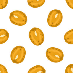 on theme big pattern identical types walnut vector image