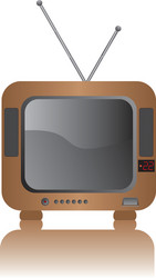 Television icon vector