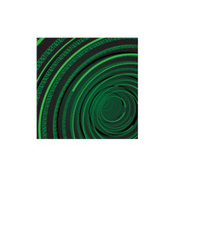 Abstract Binary Circle Background vector image