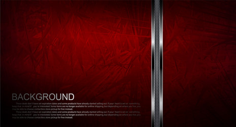 textured in red abstract shapes like thorns vector image