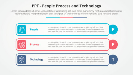 ppt framework infographic concept for slide vector image