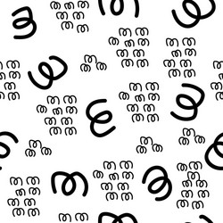 simple line element repeat pattern design vector image