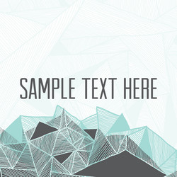Triangular Geometric Pattern Background vector image
