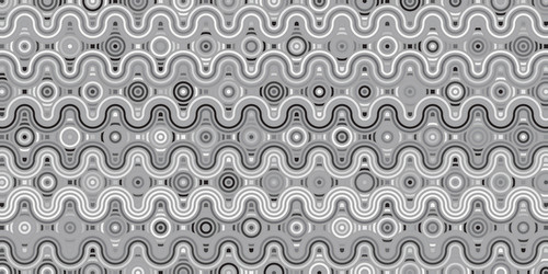 Overlapping Geometric Circles Pattern vector image