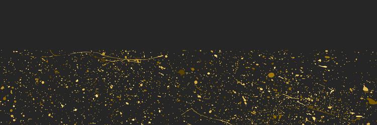 gold glitter texture isolated on black vector