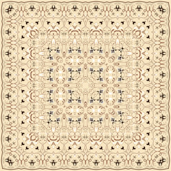 delicate colored handkerchief Vector Image