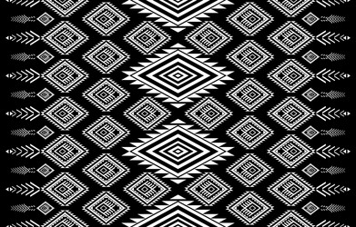 seamless ikat pattern abstract background vector
