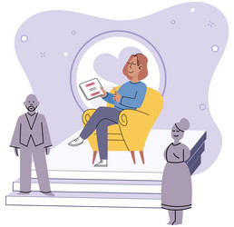 introvert introversion should be seen as natural vector image