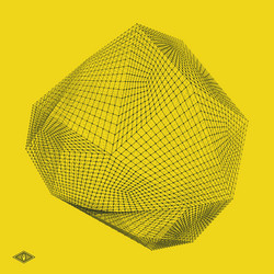 Wireframe object 3d connection structure vector