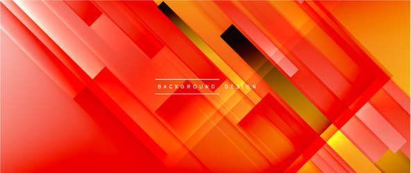 dynamic lines on fluid color gradient trendy vector image