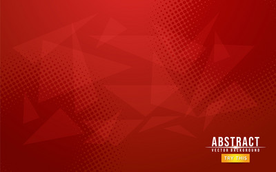 Red Abstract Geometric Gradient vector image