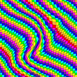 seamless pattern with abstract square waves vector image