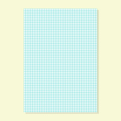 Sheet in box real a4 format line step vector