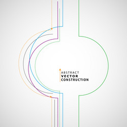 technology texture template dynamic design vector image