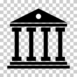 building university architecture icon museum vector image