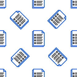 Line file document icon isolated seamless pattern vector