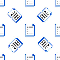 Line file document icon isolated seamless pattern vector