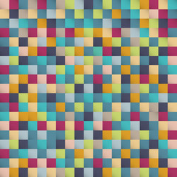 abstract colorful squares pattern pixel vector image