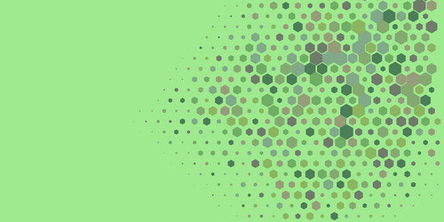 geometric multi size hexagon with color vector image