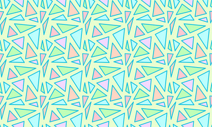 geometric seamless pattern with triangles vector image