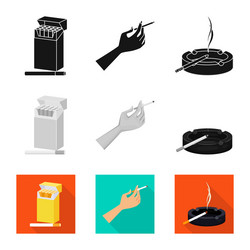 isolated object refuse and stop symbol vector image