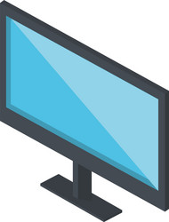 Monitor technology hardware device computer vector