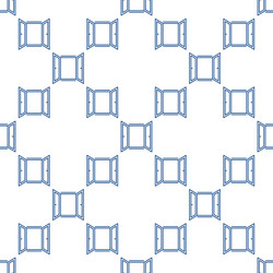 opened window simple seamless pattern in thin vector image