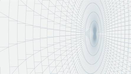 abstract 3d illuminated distorted mesh sphere vector image