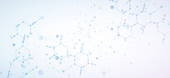 template for science and technology presentation vector image