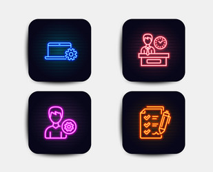presentation time notebook service and support vector image