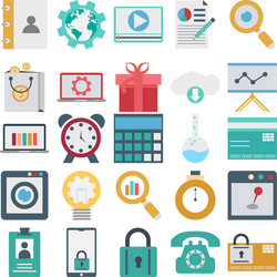 web and seo isolated icons set which can e vector image