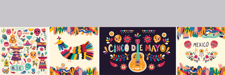 mexico collection Vector Image