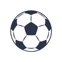 Soccer Ball Icon - Close-Up Vector Image