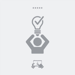 best solution - web icon vector image