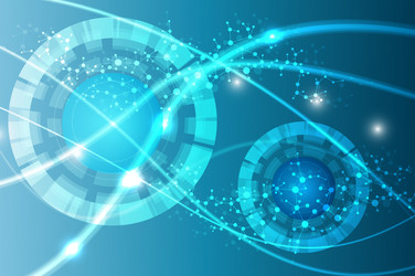 Big data visualization background modern vector