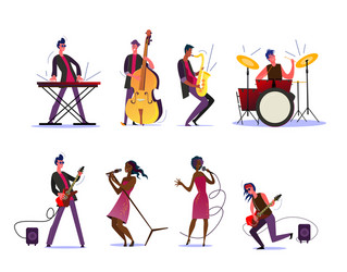 Musical show or concert set vector