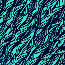 Seamless pattern with abstract waves stylized vector