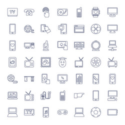 37 screen icons Royalty Free Vector Image - VectorStock