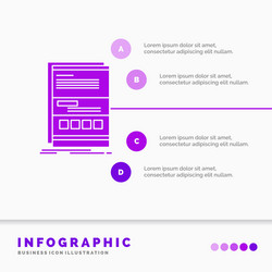 browser dynamic internet page responsive vector image