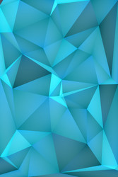 Multi-color geometric triangular low poly vector