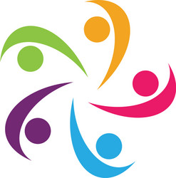 community network and social icon design template vector image